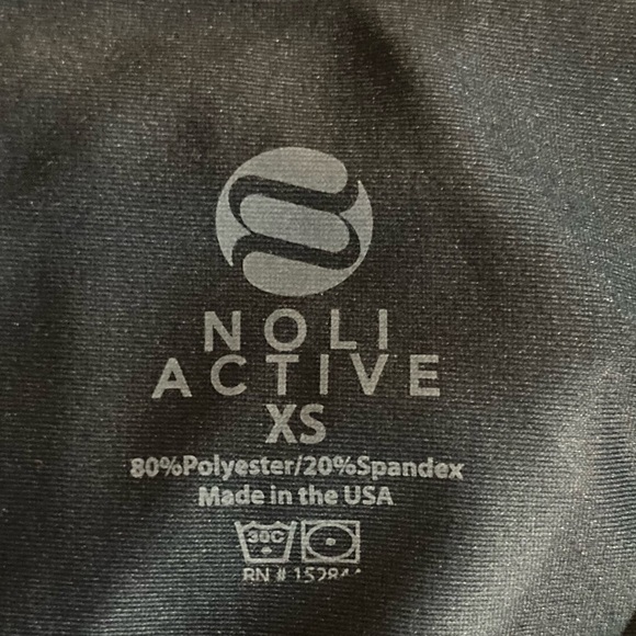 NOLI Active Black Allure Floral Leggings - Picture 11 of 11